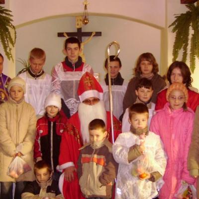 Św. Mikołaj w całej parafii